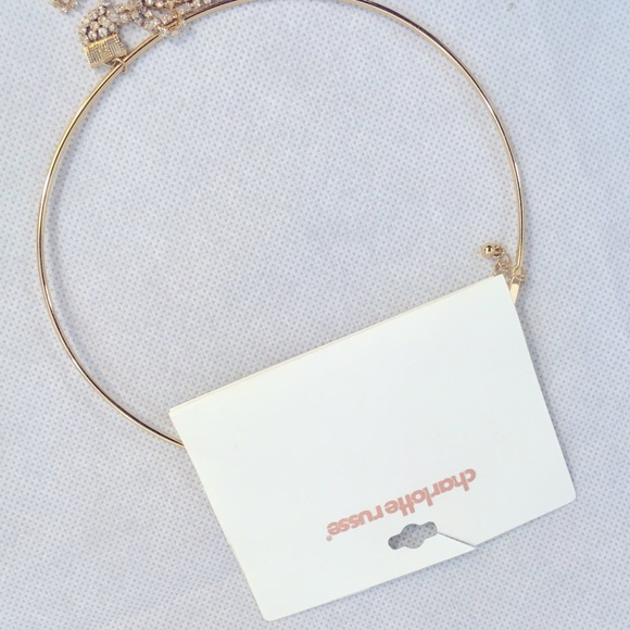 Gold Charlotte Russe Choker Chain - Picture 3 of 3